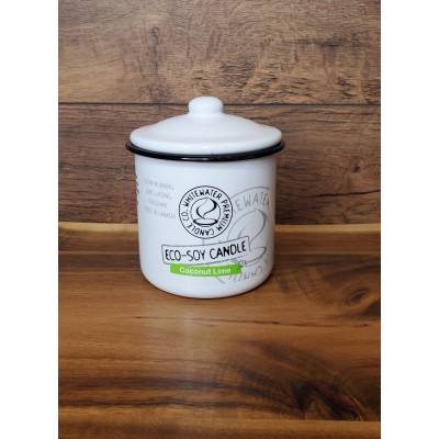ECO-SOY Candle - COCONUT LIME 9oz-  White Water Candle